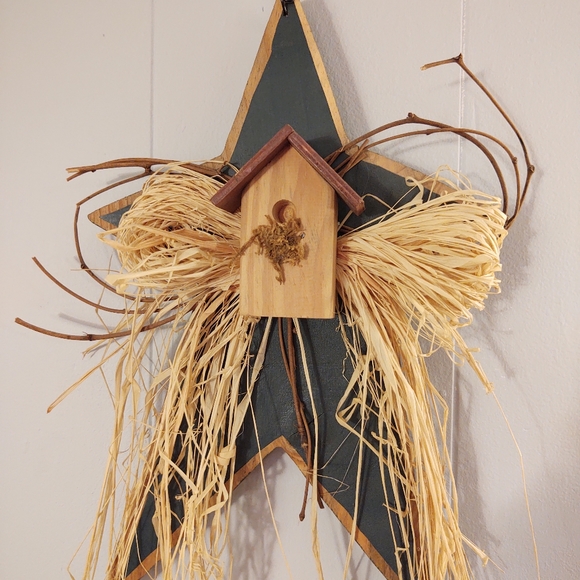 Set of 2 wall hangings star and Angel picture - Picture 3 of 6